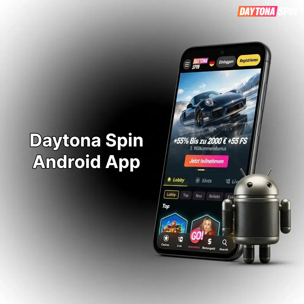 Daytona Spin Android App – kostenlos Sportwetten & Casino-Spiele mobil genießen