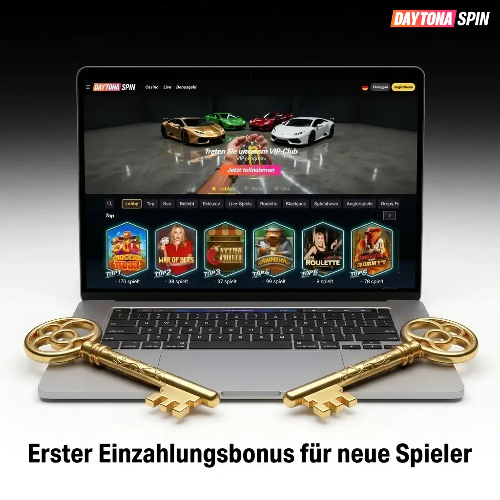 Erster Einzahlungsbonus: +255% bis 4.500 EUR und 255 Freispiele für neue Spieler in Deutschland