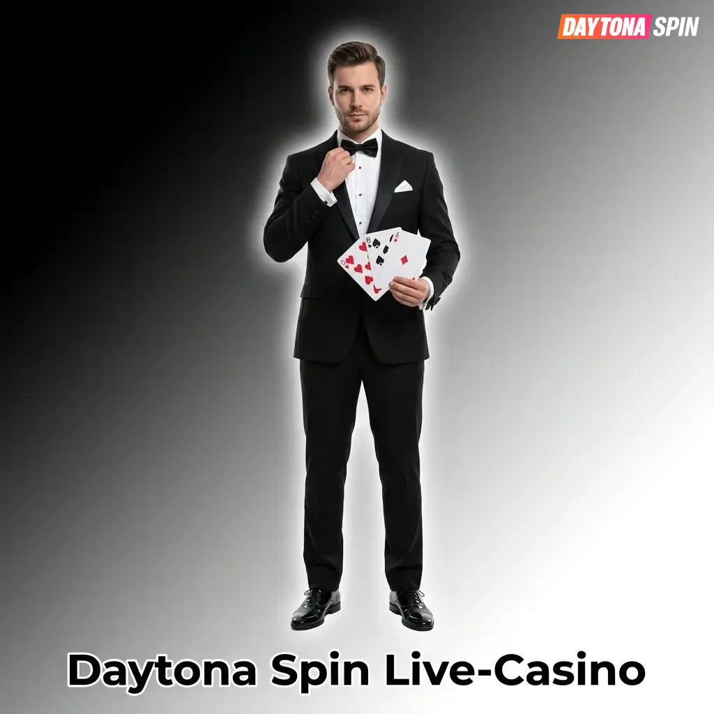 Daytona Spin Live-Casino mit echten Dealern für Lightning Roulette, Blackjack und Crazy Time aus Deutschland