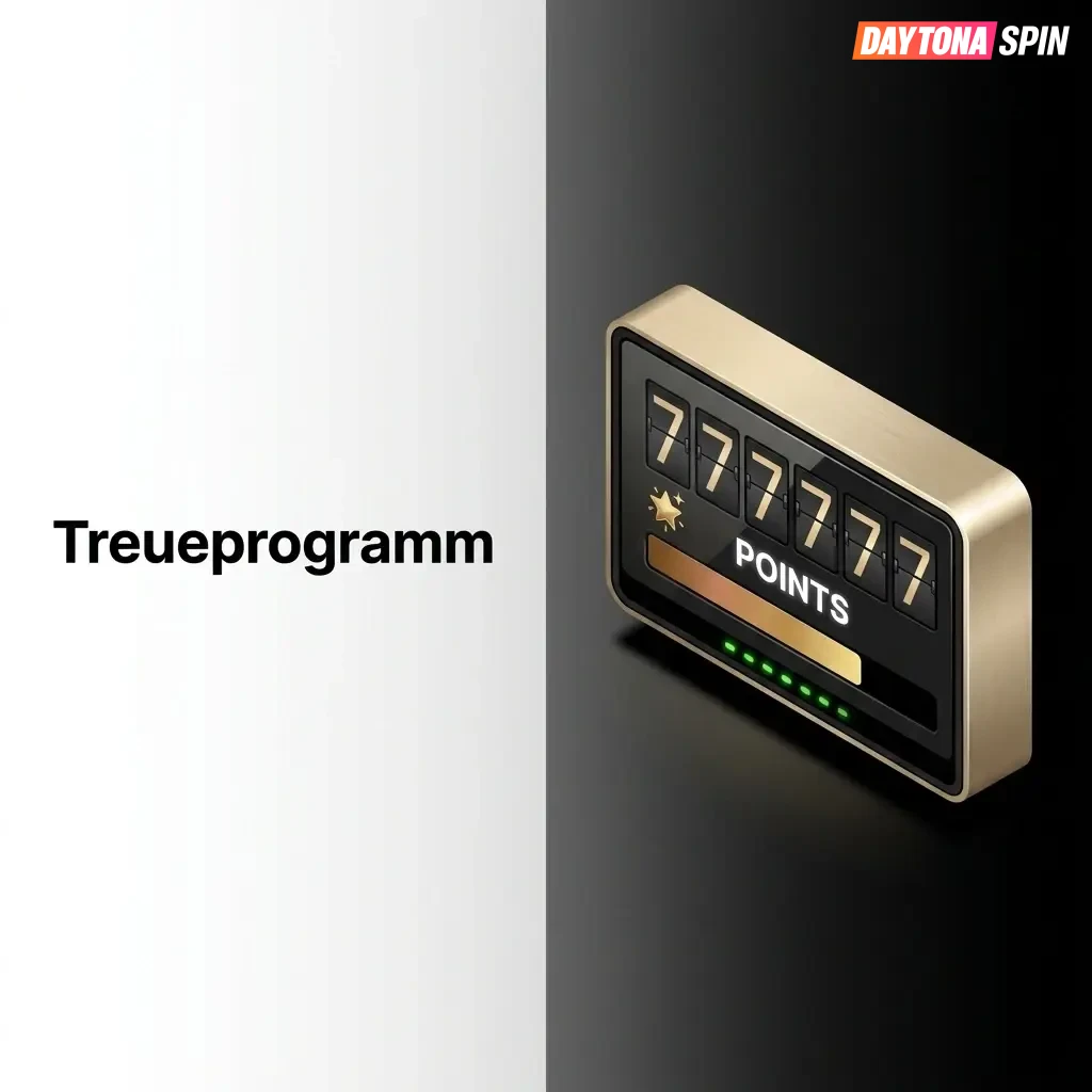 Daytona Spin Treueprogramm Stufenübersicht mit Bronze bis Diamant Rängen und exklusiven Belohnungen