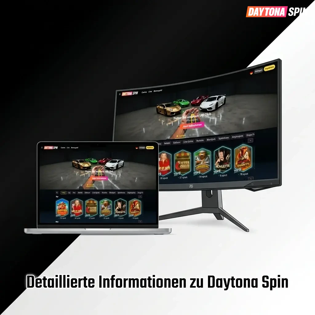 Daytona Spin Plattform für Sportwetten und Casino-Spiele mit App für Android und iOS