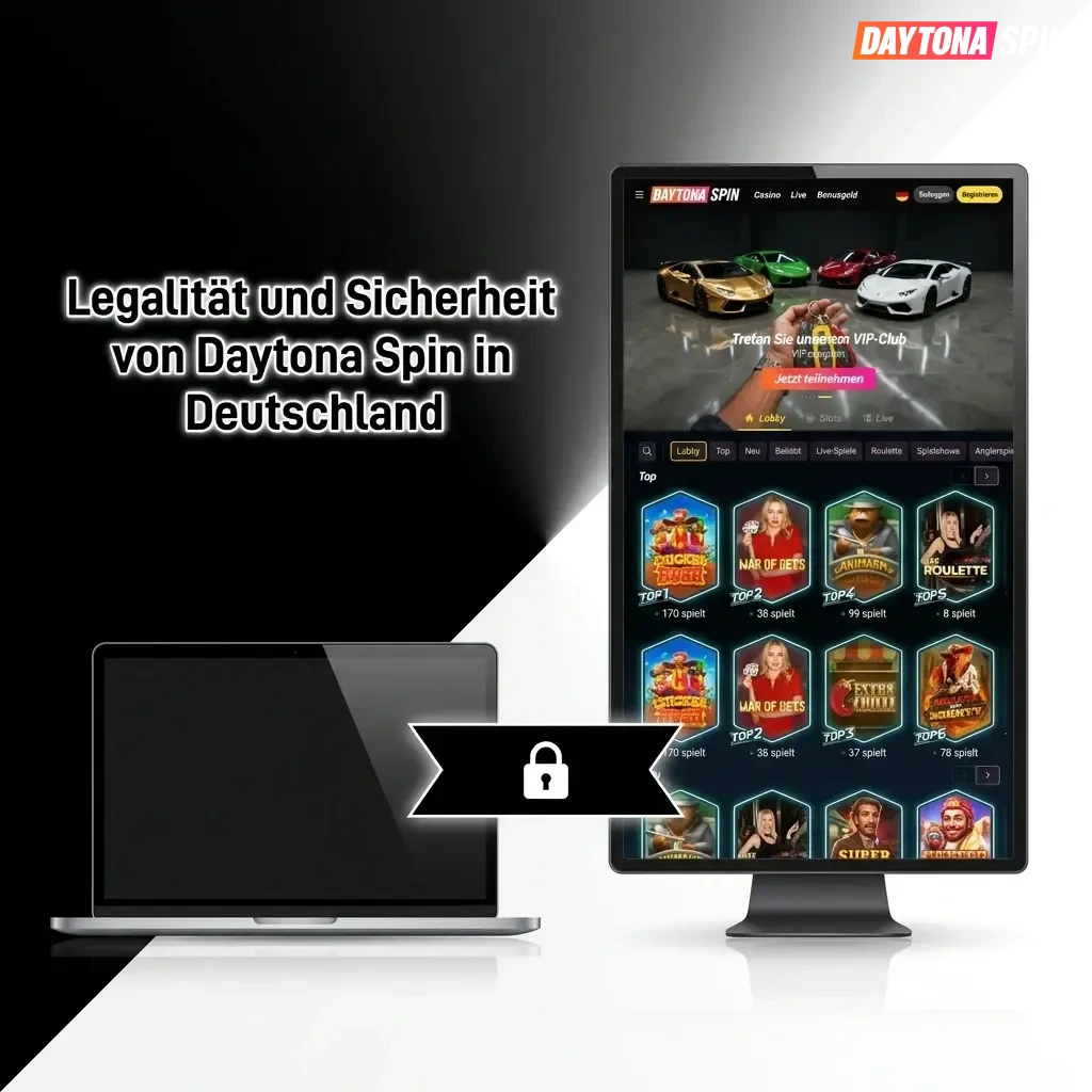 Daytona Spin Lizenz und Sicherheit in Deutschland – SSL-Verschlüsselung und verantwortungsvolles Spielen